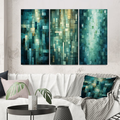 «Evanescence Of Dreams», ensemble de 3 peintures abstraites