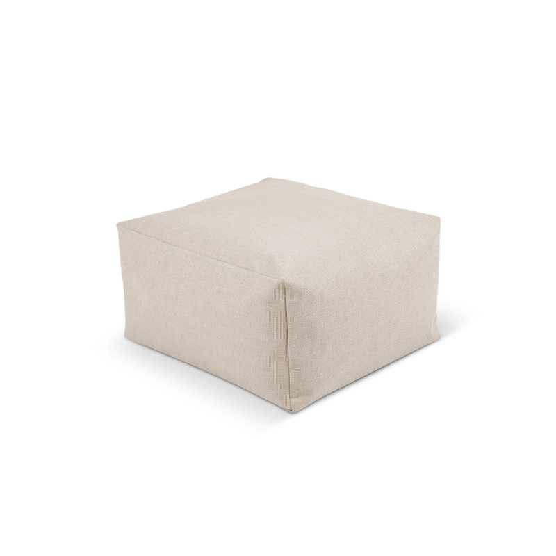 Polyester Outdoor Friendly Classic Bean Bag, Beige