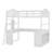 Loft Bed With U-Shaped Desk-187994360