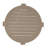 Round Gable Vent with Keystones, Functional