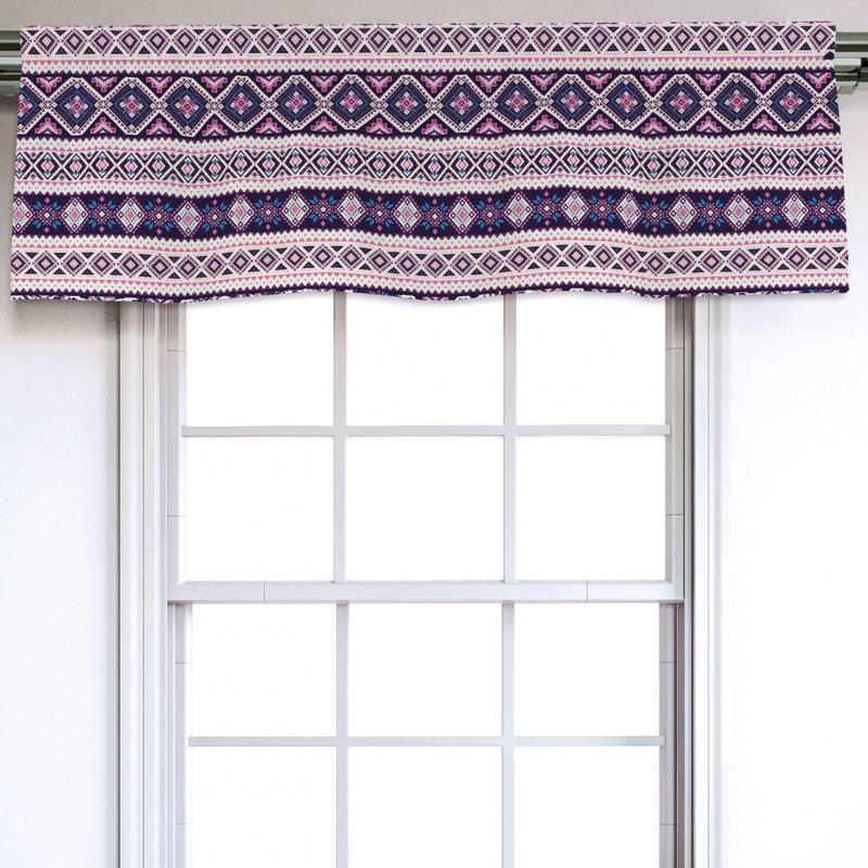 Sateen Ruffled Window Valance