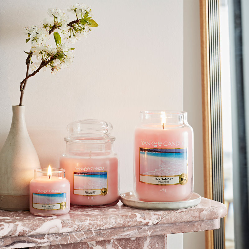 Pink Sands Scented Jar Candle