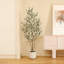 Olive artificielle Adcock avec pot rond-2051534837