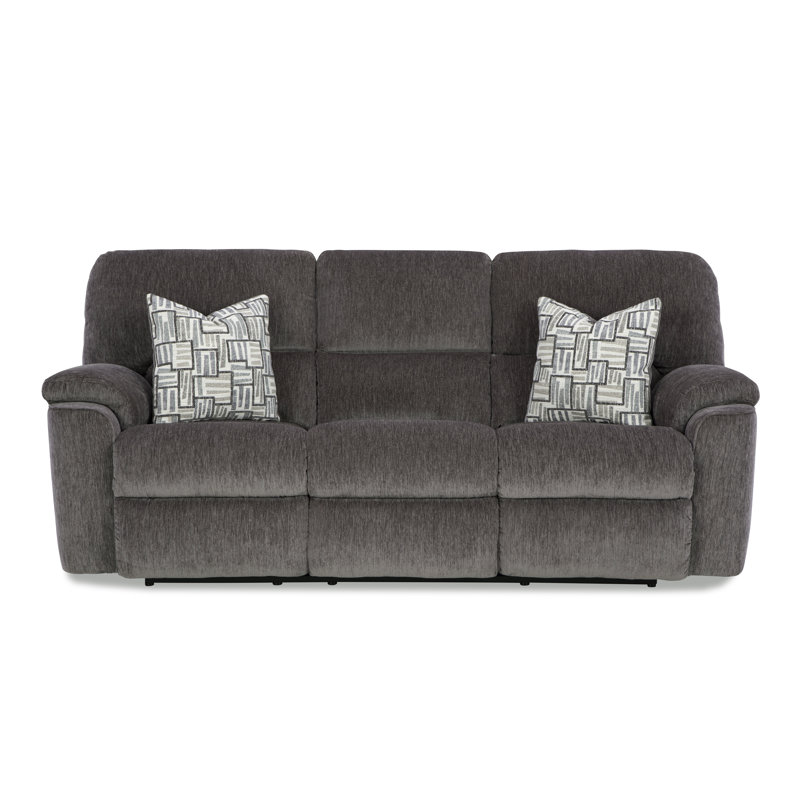 Bachar Reclining Sofa, Gray
