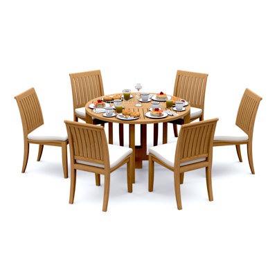 Lagos Outdoor - Piece Teak Dining Set