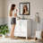 Bathroom Vanity with Ceramic Basin, Bathroom Storage Cabinet with Drawer and 2 Soft Closing Doors-125772654-125772653
