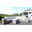 Ensemble de conversation pour 6 personnes avec coussins Normandy Wicker