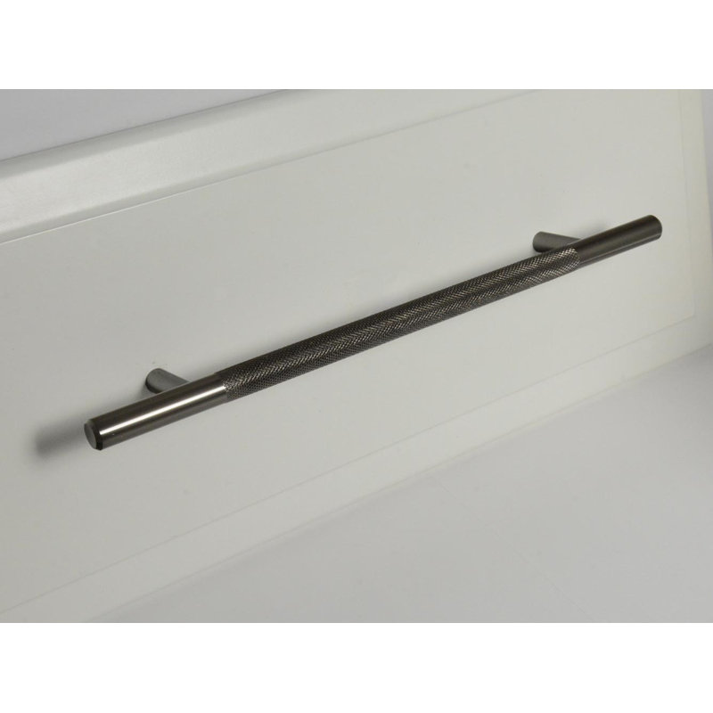 CKP Brand #3485 Origins Collection 7-9/16 In. (192Mm) Knurled Steel Bar Pull, Graphite