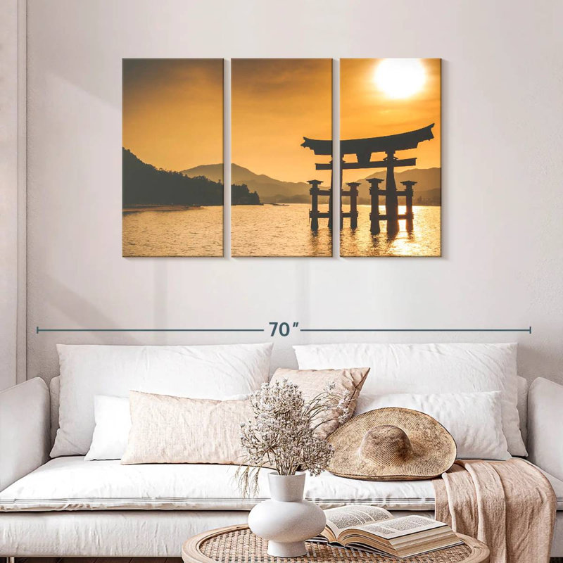 Porte japonaise zen Sebbie, H 28 po x l 45 po