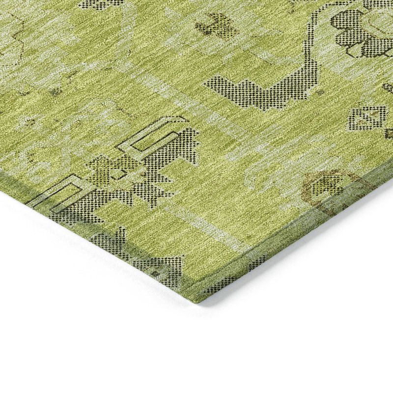 Killingly Washable Oriental Indoor / Outdoor Rug, Rectangle 10' x 14'