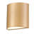 LED Wall Sconce Fixture In Brushed Aluminum-931909286