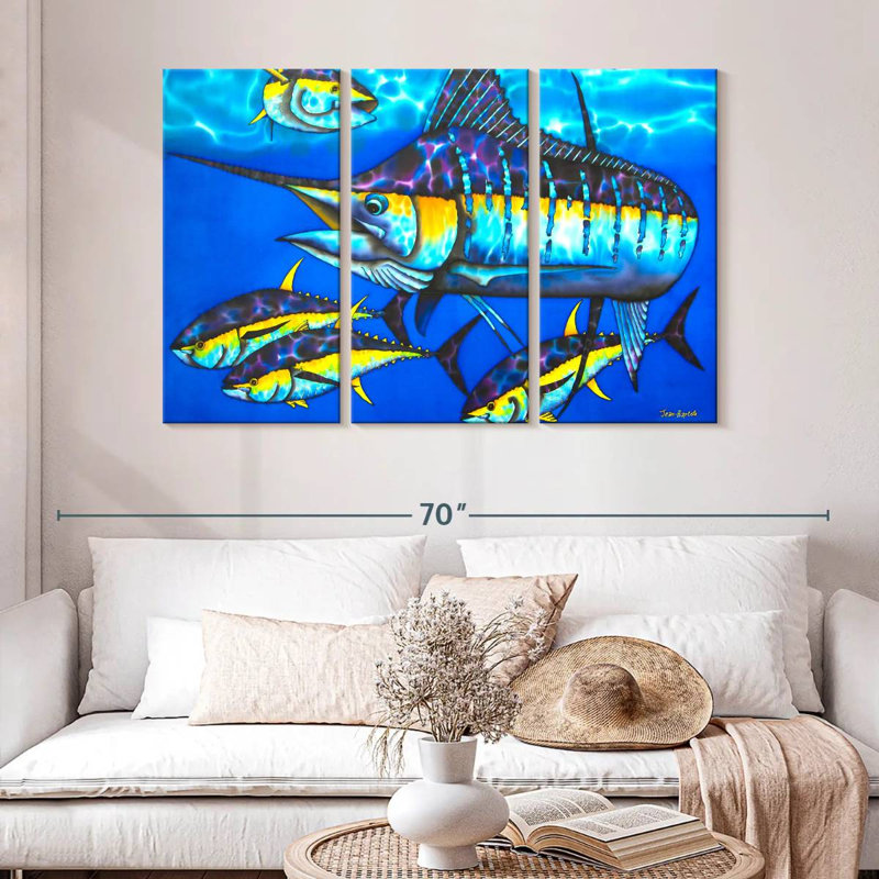 Brampt Majestic Blue, 32" H x 50" W