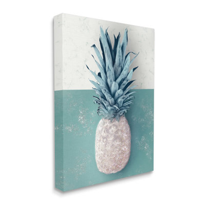 Ananas tropical avec vert beige