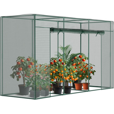 Crop Cages For Garden Plant, Plant Protection Tent With Zippered Door, Raised Bed Cover With Frame