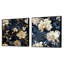 Lievens - Ensemble de 2 collages carrés botaniques abstraits-101848028-101848029