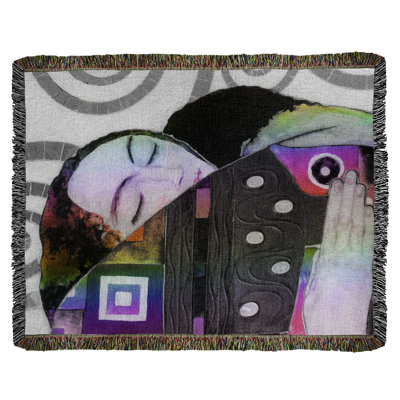 Jeté en coton gustav klimt,