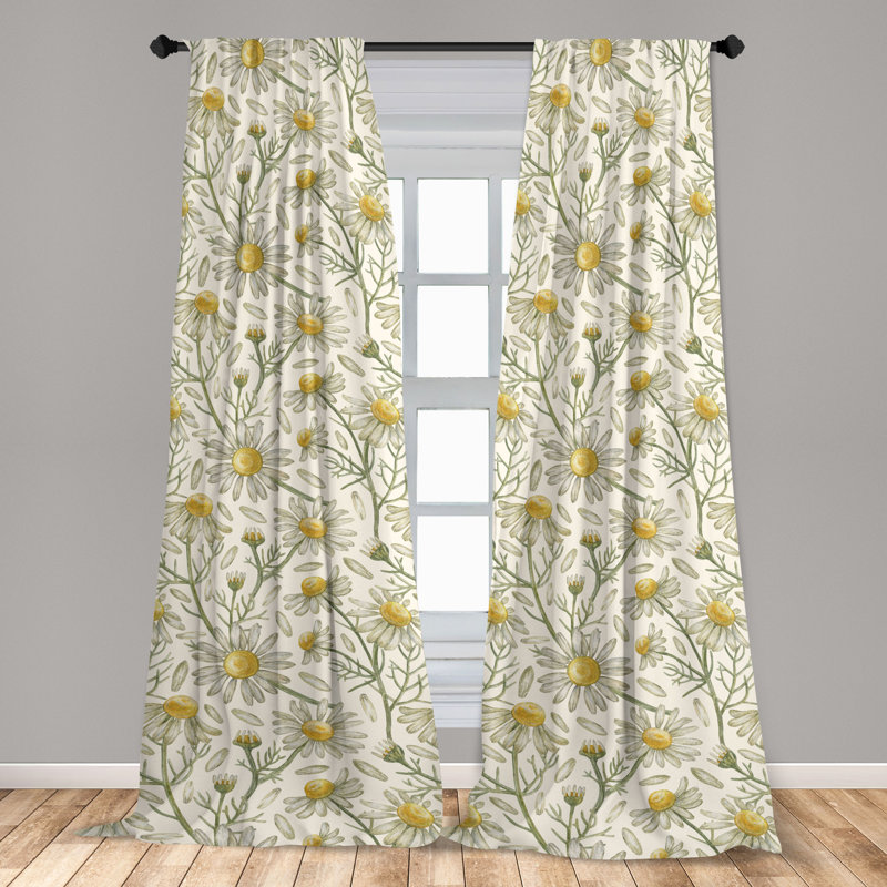 Semi Sheer Curtain Pair