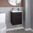 Furman Floating Bathroom Vanity, Compact Wall-Mounted Design With One Door Cabinet, White-2042454294