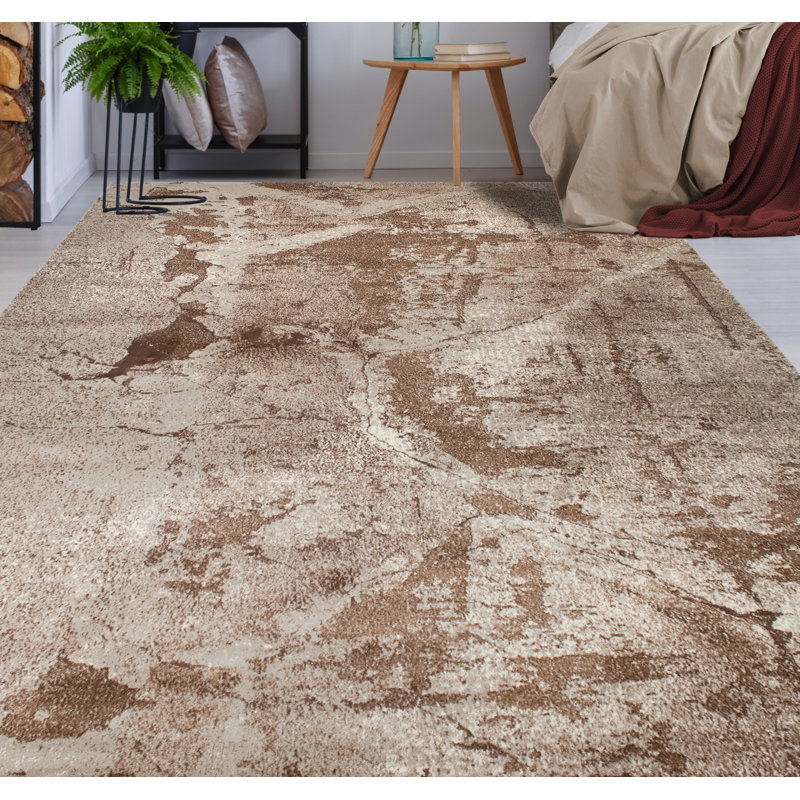 Kelson Abstract Indoor Rug, Rectangle 4'3" x 6'