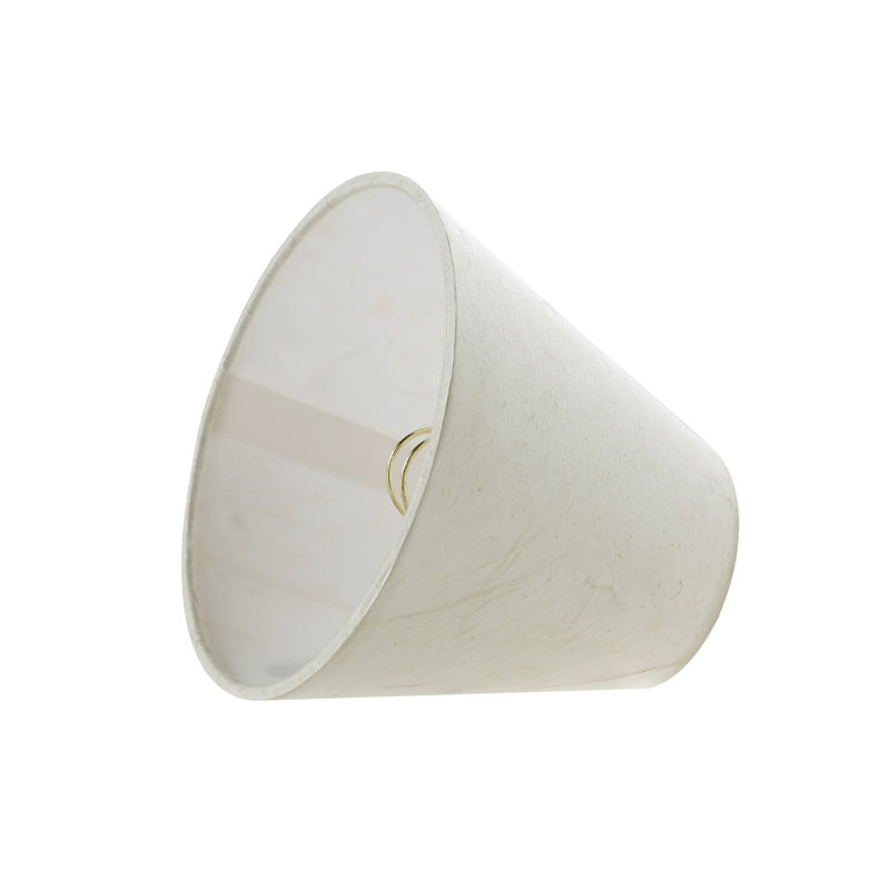 5'' H x 6'' W Paper Empire Lamp Shade, White