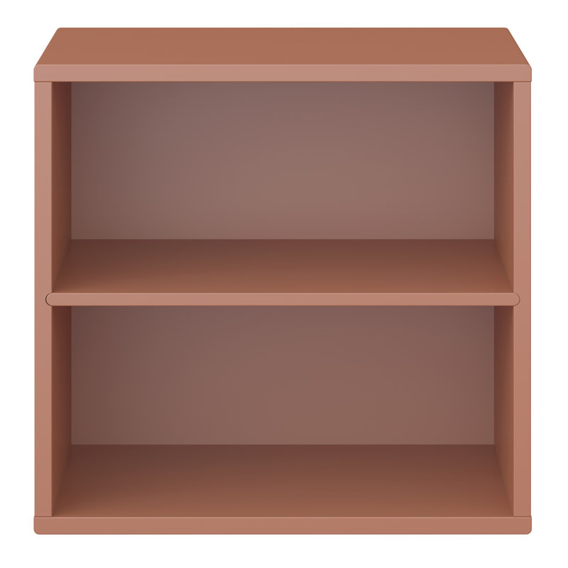 Keep 43 cm H x 45 cm W Standard Bookcase, Terracotta