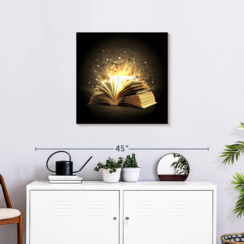 Livre magique ouvert Kerner, H 24 po x l 24 po