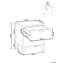 Andreita 45cm W Steel Bedside Table-1545029838