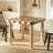 Oscar 36 Inch Square Checkered Dining Table-116247522