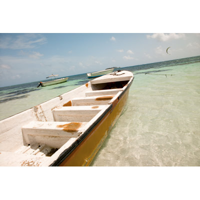 Boats At San Andres Island - Wrapped Canvas Print