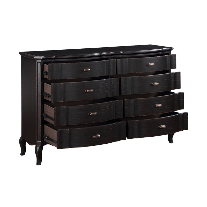 Commode Gilbahar, Noir antique