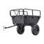 Remorque à benne basculante 500 lb Remorque de jardin en plastique Ft