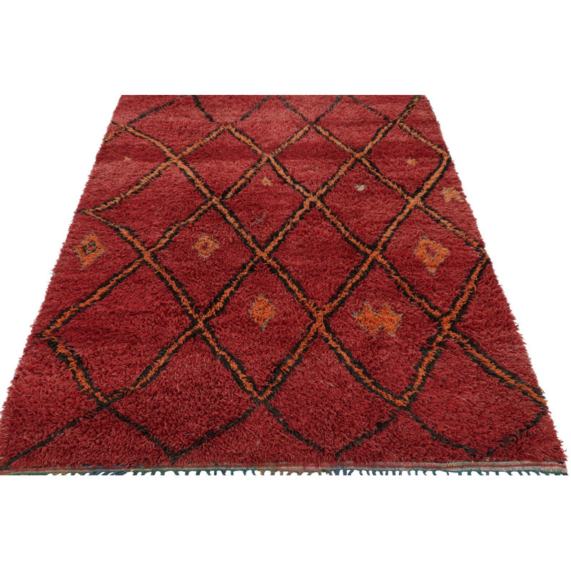 Vintage One-of-a-Kind 4'9X6'7 Hand Knotted Area Rug