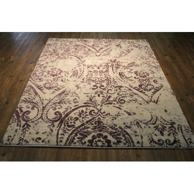 Tapis lavande/ivoire persan Lansdown