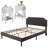 Kempst Steel Piece Bedroom Set-657739897-657739895