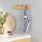 Flip Solid Wood Wall 3 - Hook Wall Mounted Coat Rack-98364176
