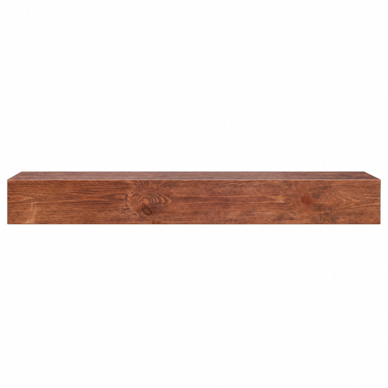Manteau de cheminée, 66", Glossy Brown