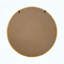 Miroir mural rond en rotin naturel Dia