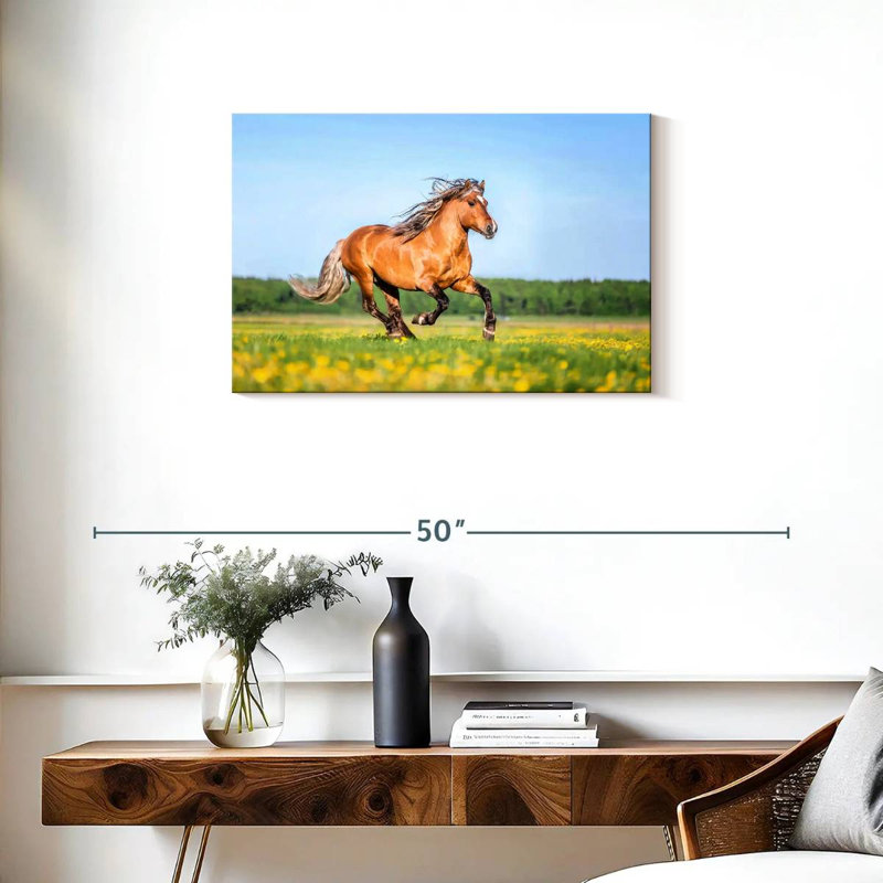 Cheval Palomino, H 20 po x l 30 po