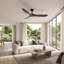 Solid Wood Ceiling Fan with  Remote-1796635961-1779403273