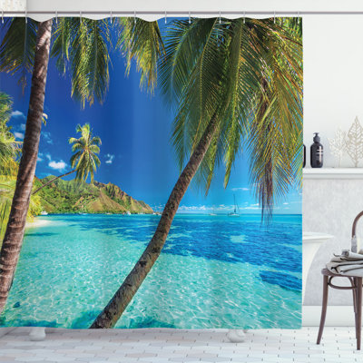 Ocean Shower Curtain Set + Hooks