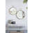 Iron Frame Vertical Round Mirror