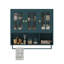35-Inch Bathroom Wall Cabinet with  3 Glass Door