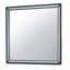 Miroir à cadre noir
