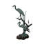 Crane Bronze Garden Statue