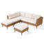 Ensemble de conversation modulaire avec coussins 6 pièces-690168887