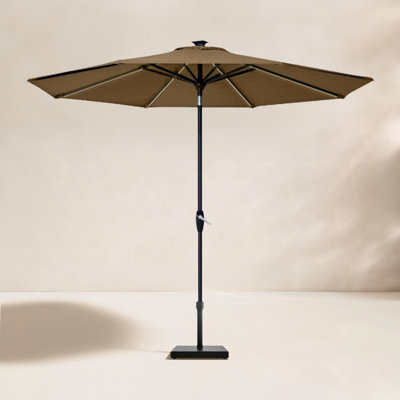 11 ft Solar Auto Tilt Market Umbrella