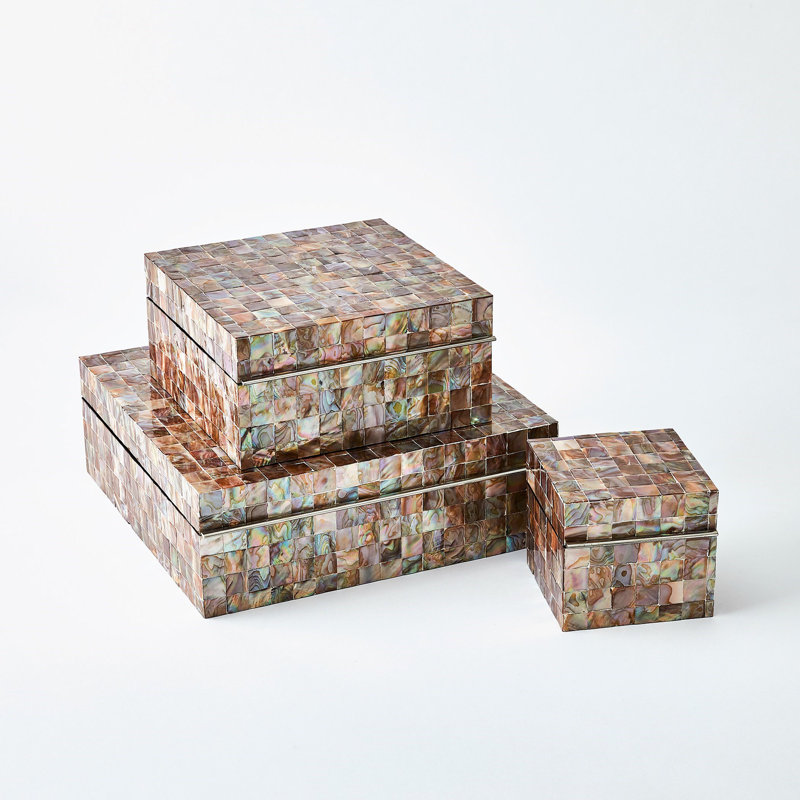 Handmade Decorative Box, 4.5" H x 13" W x 13.25" D