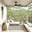 LuxeBlan 65 In. Indoor/Outdoor Black Ceiling Fan With LED Light Bulbs And Remote Control