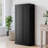 61" Black Metal Kitchen Pantry Cabinet Adjustable Storage with 4 Shelves