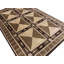 Himalayan Wool Geometric Area Rug in Beige